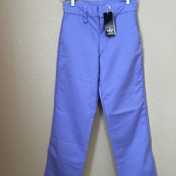 Adidas Norachino Pants 26/29 Purple Skater Pant NEW - Picture 1 of 5